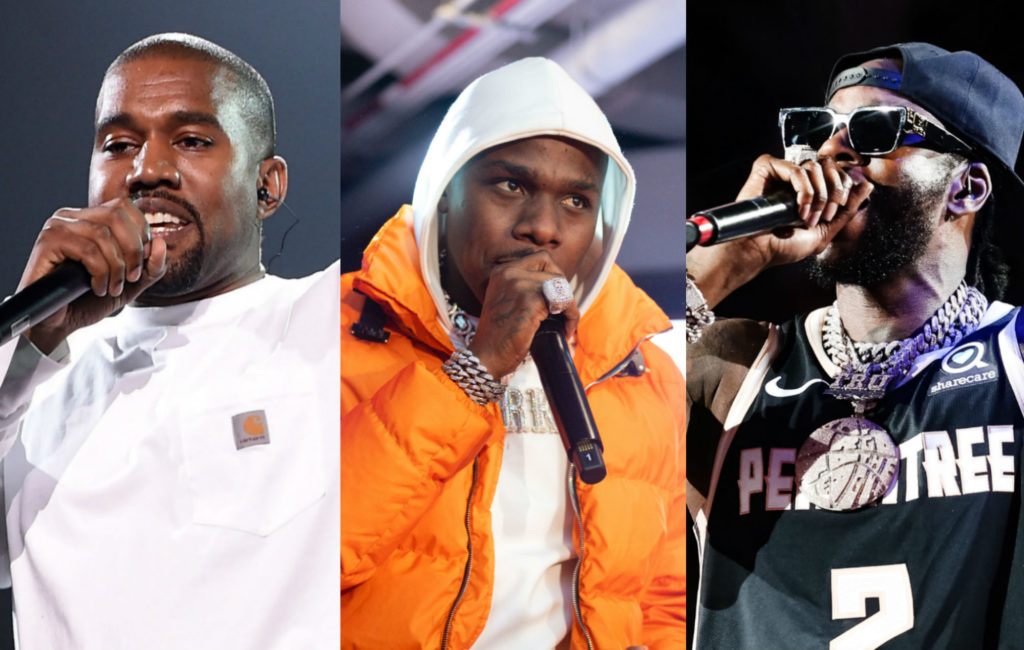 Kanye West, DaBaby, 2 Chainz 